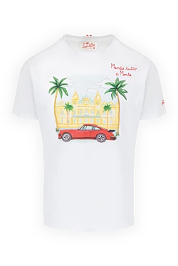 White cotton T-shirt for men