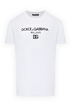 Cotton T-shirt for men white