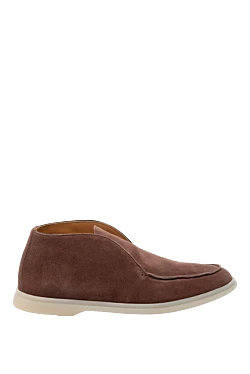 Women's brown suede loafers