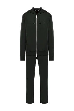 Men's green walking suit made of cashmere and silk