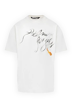 White cotton T-shirt for men