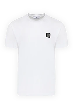 White men's cotton T-shirt