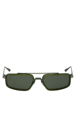 Men's black sunglasses made of metal