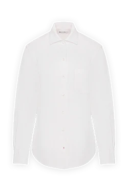 Women's white linen shirt