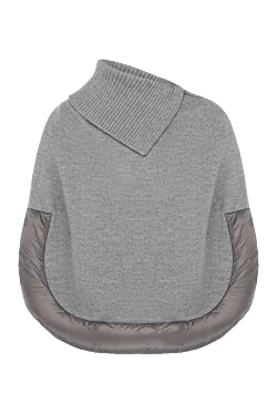 Women's gray wool jumper