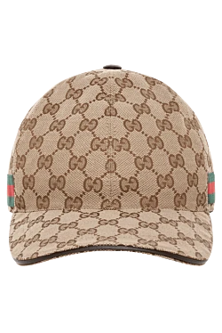 Men's beige cap