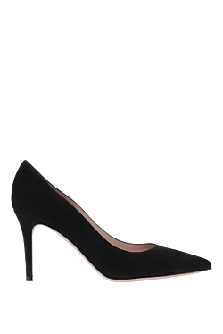 Gianvito 85 Pointed Toe Heel Pumps Black