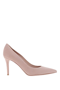 Beige Pointed Toe Heeled Pumps