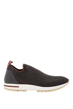 Ультралегкие кроссовки 360 LP Flexy Walk из шерсти с отделкой из кожи серые