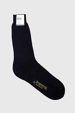 Men's blue cotton socks