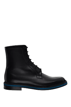 Black leather boots for men boots