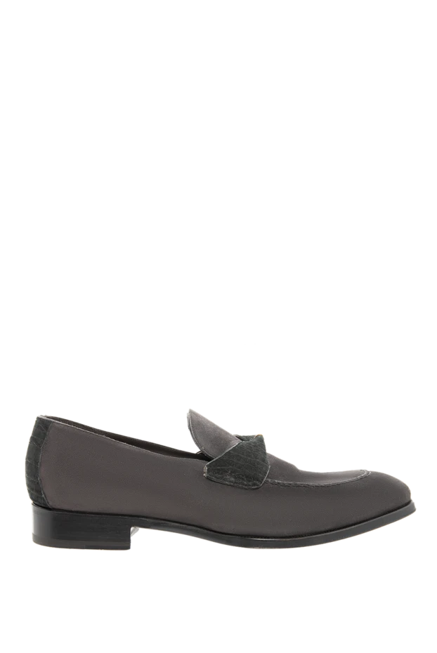 Max Verre man gray suede loafers for men купить с ценами и фото 115374 - photo 1