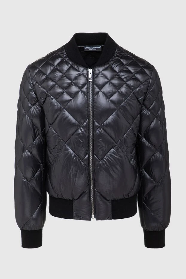 Dolce & Gabbana man men's down jacket made of polyamide black купить с ценами и фото 123624 - photo 1