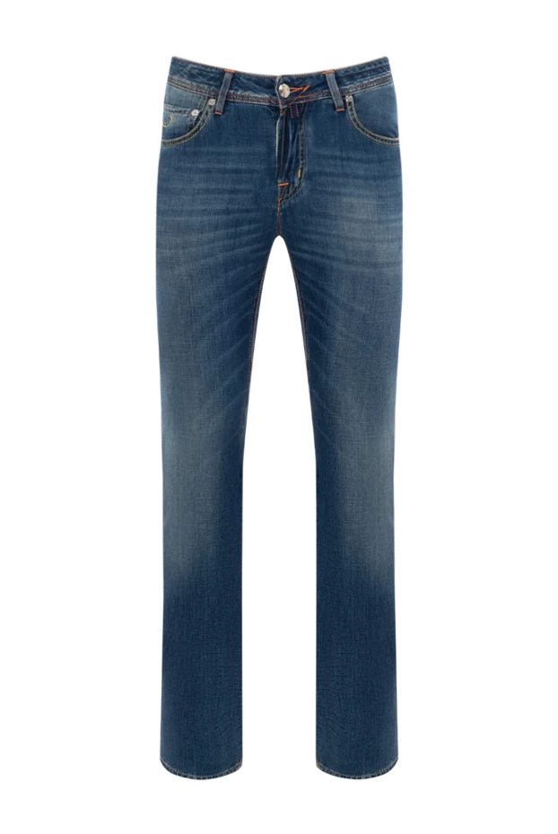 Jacob Cohen man blue cotton jeans for men 123874 - photo 1