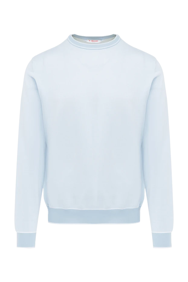 Le Billionnaire Cashmere man white cotton jumper for men купить с ценами и фото 124450 - photo 1