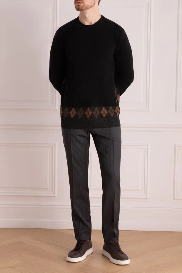 Dolce & Gabbana man black wool jumper for men купить с ценами и фото 125481 - photo 2