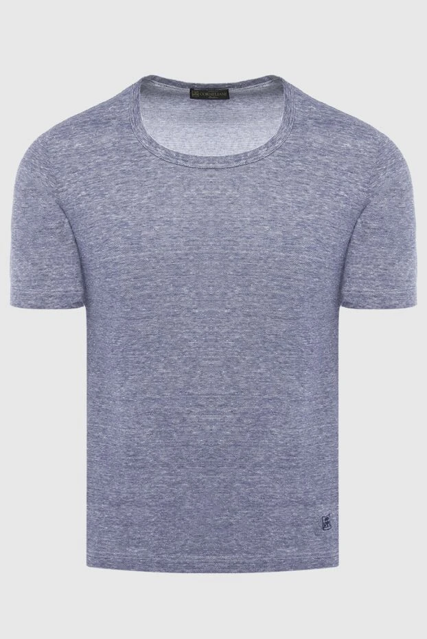 Corneliani man gray cotton t-shirt for men купить с ценами и фото 130356 - photo 1