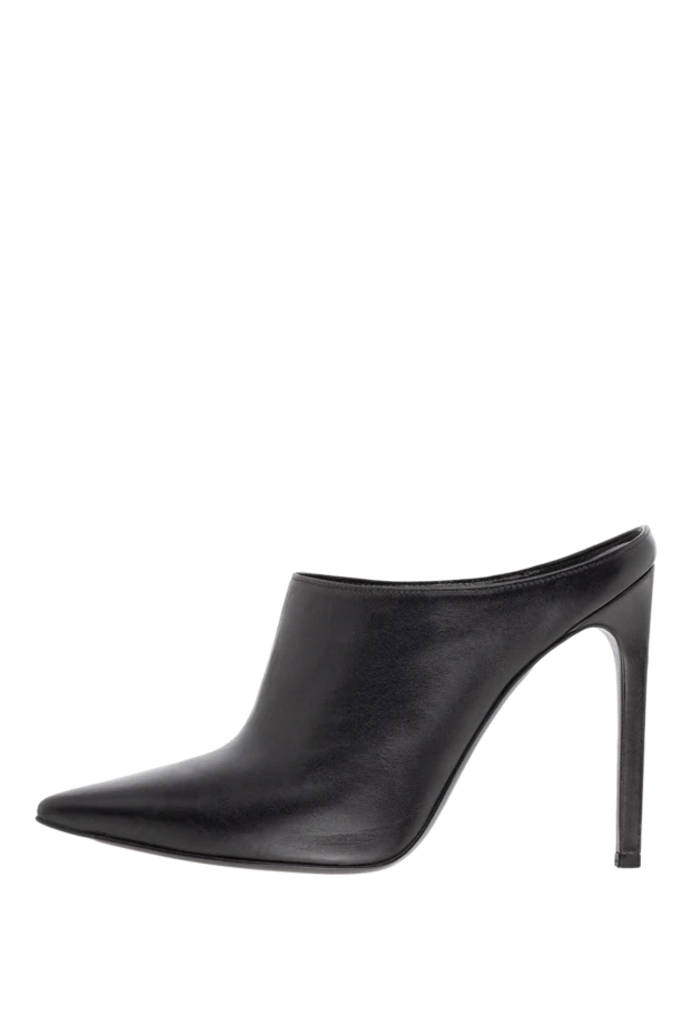 Ermanno Scervino woman black leather shoes for women купить с ценами и фото 130569 - photo 1