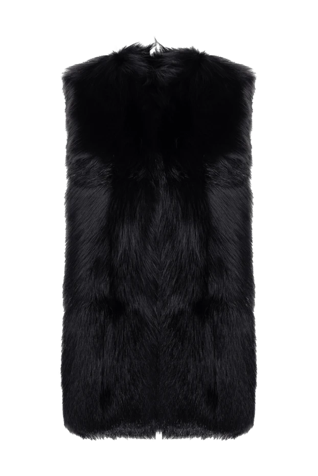 Dolce & Gabbana woman vest made of natural fox fur black for women купить с ценами и фото 130588 - photo 1