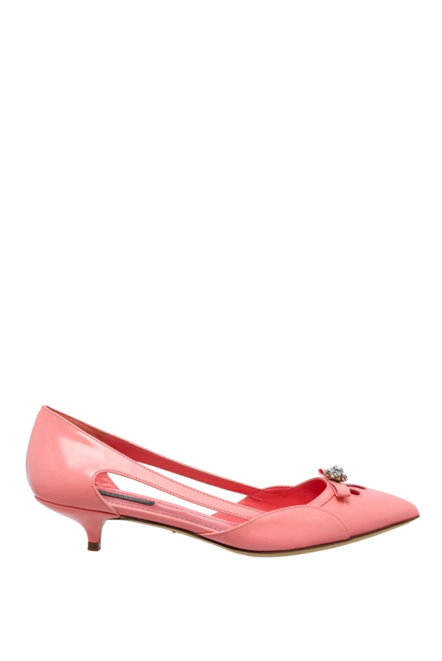 Dolce & Gabbana woman pink leather shoes for women купить с ценами и фото 130652 - photo 1