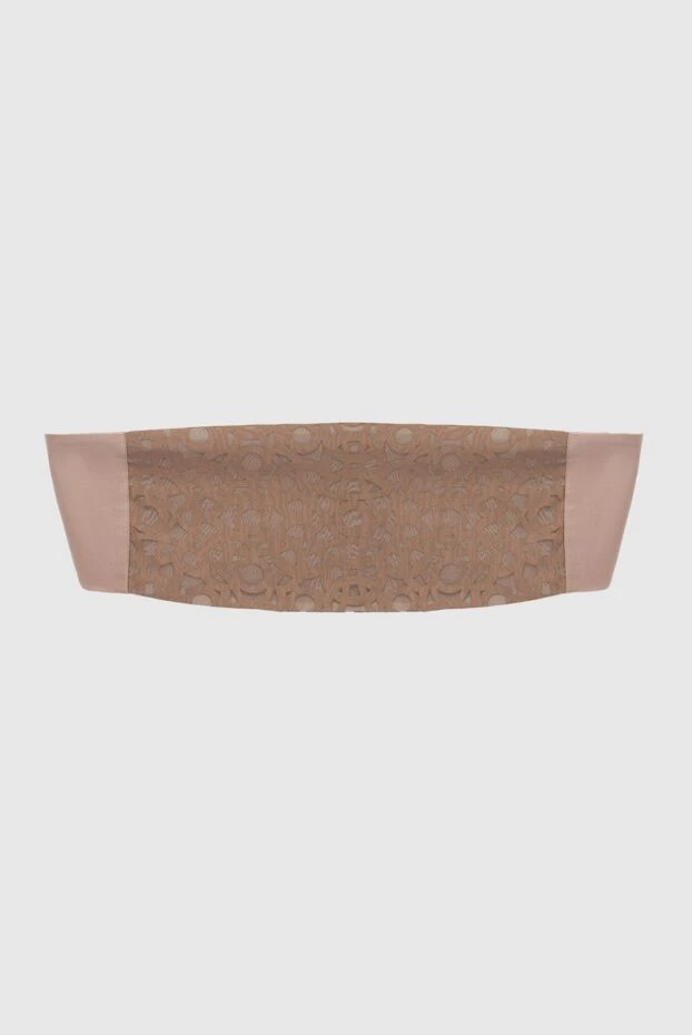 Brunello Cucinelli woman beige silk belt for women купить с ценами и фото 130994 - photo 1