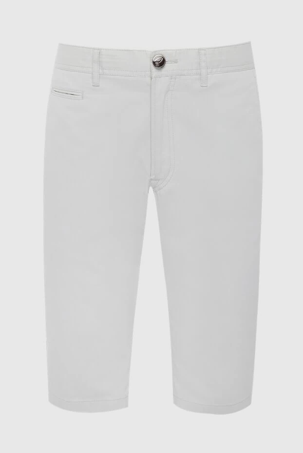 Brioni man gray cotton shorts for men купить с ценами и фото 131172 - photo 1