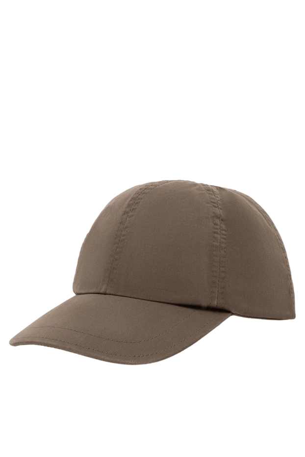 Brunello Cucinelli ерлерге арналған жасыл мақта қалпақ 131183 - фото 3