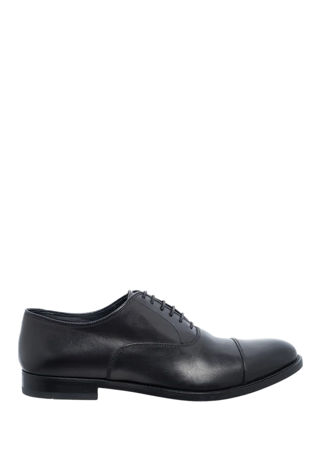 Doucal`s man men's black leather shoes купить с ценами и фото 131244 - photo 1