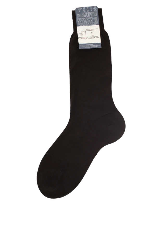 Bresciani man men's brown cotton socks купить с ценами и фото 131363 - photo 2