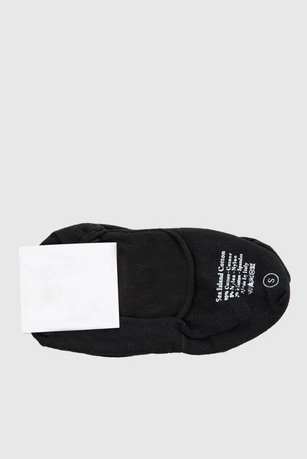 Sozzi Calze man black men's cotton and spandex socks купить с ценами и фото 131388 - photo 2