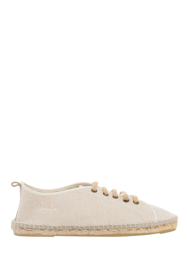 Manebi man espadrilles canvas beige for men купить с ценами и фото 131409 - photo 1