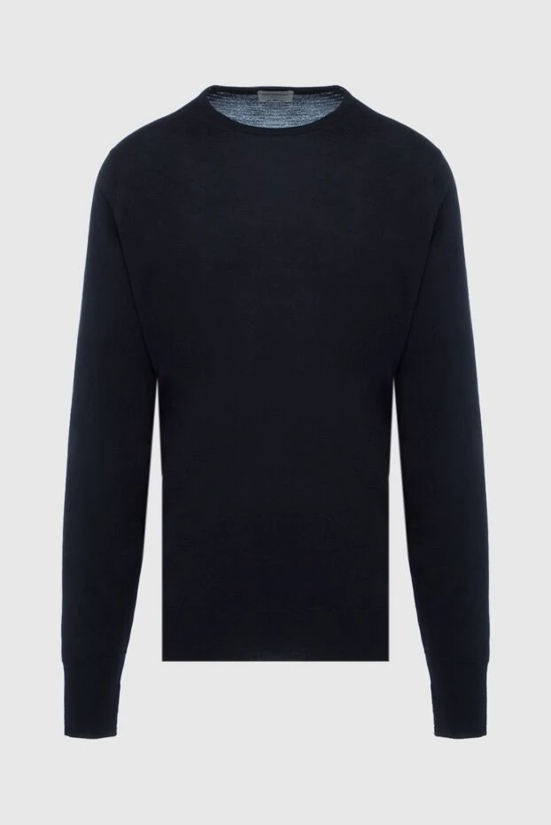 John Smedley man black wool jumper for men купить с ценами и фото 131811 - photo 1