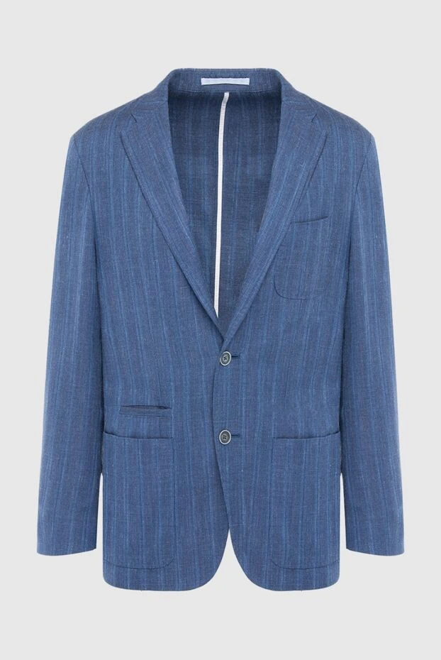 Corneliani man jacket blue for men купить с ценами и фото 131883 - photo 1