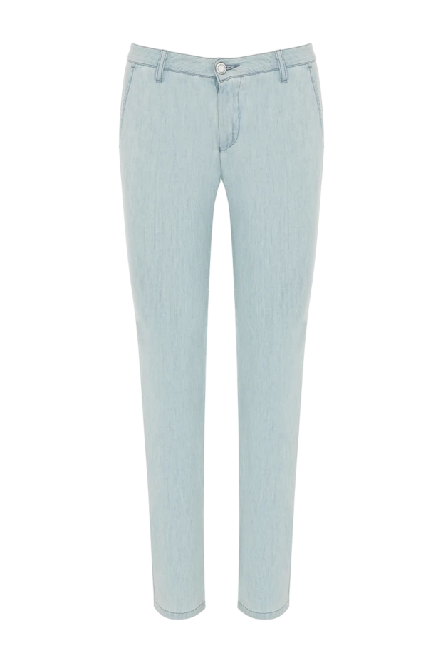 Ermanno Scervino woman blue cotton jeans for women купить с ценами и фото 131993 - photo 1