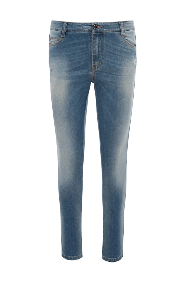 Ermanno Scervino woman blue cotton jeans for women купить с ценами и фото 132006 - photo 1