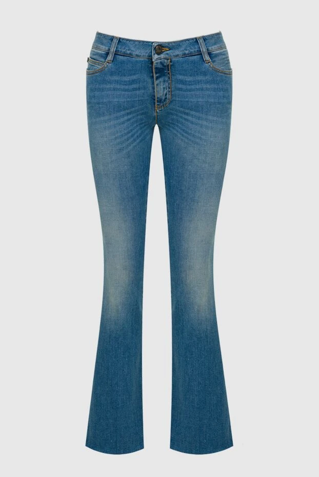 Ermanno Scervino woman blue cotton jeans for women купить с ценами и фото 132007 - photo 1