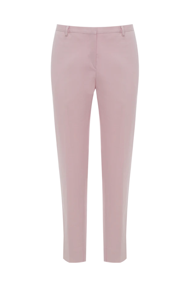 Malo woman pink cotton trousers for women купить с ценами и фото 132206 - photo 1