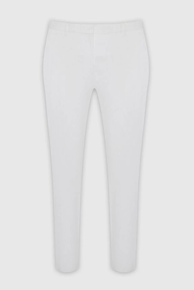 Malo woman white cotton trousers for women купить с ценами и фото 132208 - photo 1