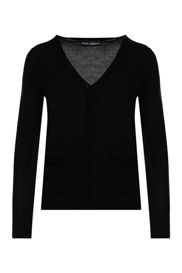 Dolce & Gabbana woman black woolen cardigan for women купить с ценами и фото 132289 - photo 1