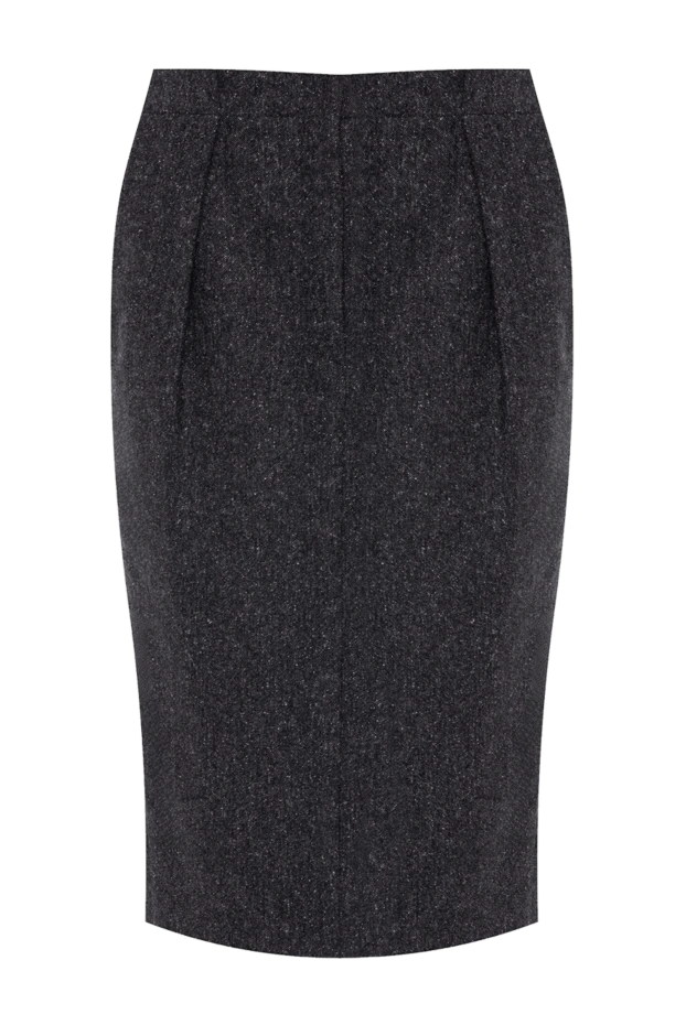 Brunello Cucinelli woman gray woolen skirt for women купить с ценами и фото 132634 - photo 1