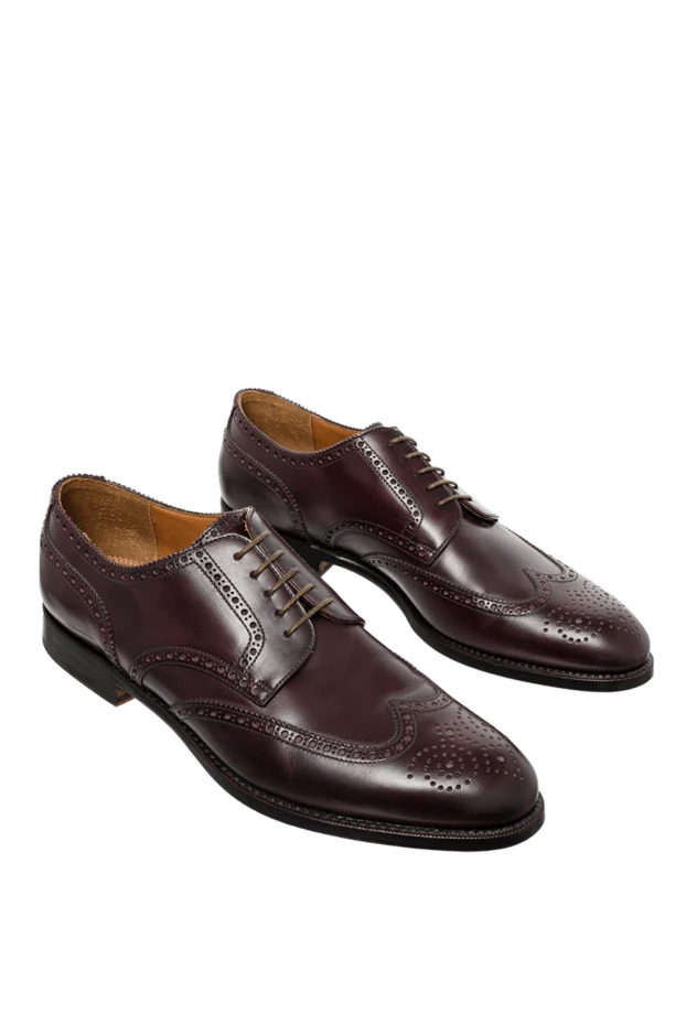 W.Gibbs man shoes for men made of leather burgundy 132854 - photo 3