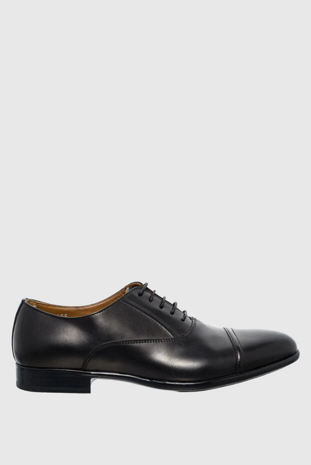 Doucal`s man men's black leather shoes купить с ценами и фото 132869 - photo 1