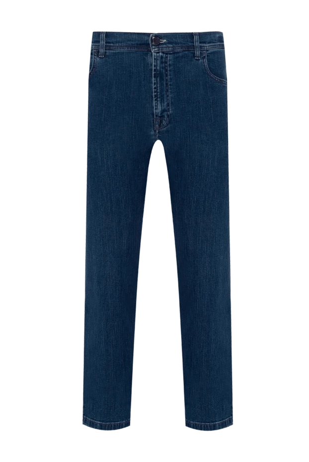 Scissor Scriptor man cotton and cashmere jeans blue for men купить с ценами и фото 132897 - photo 1