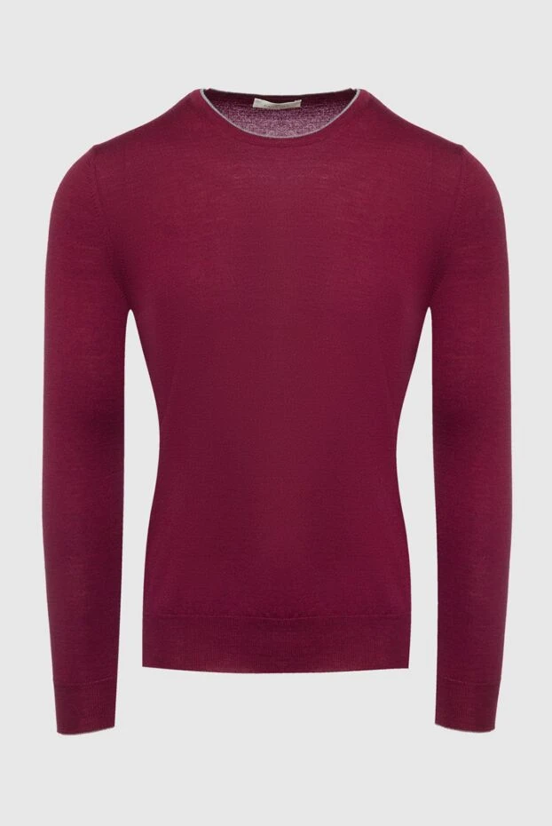 Panicale man wool jumper burgundy for men купить с ценами и фото 132930 - photo 1