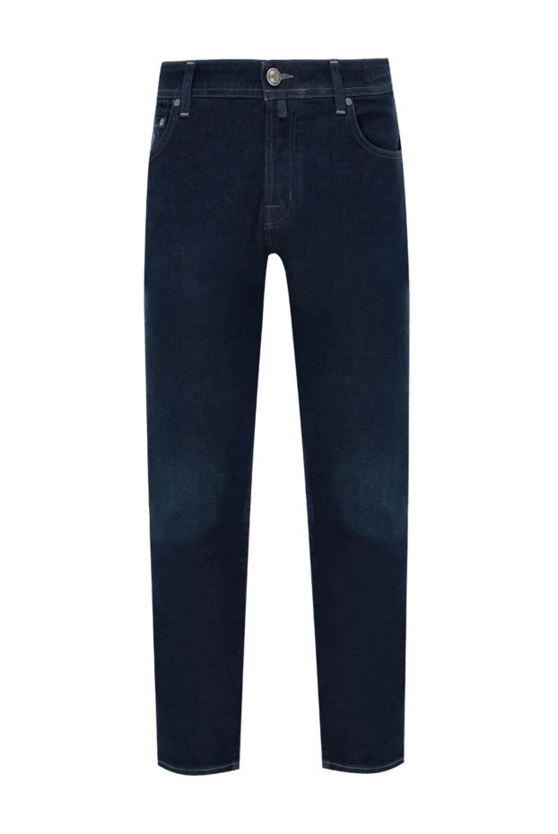 Jacob Cohen man blue cotton jeans for men купить с ценами и фото 133039 - photo 1