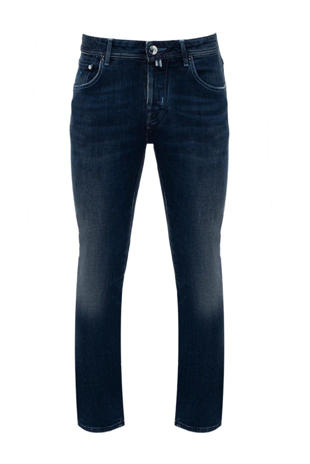 Jacob Cohen man blue cotton jeans for men купить с ценами и фото 133067 - photo 1