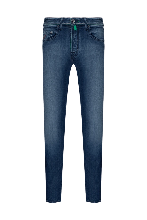 Jacob Cohen man blue cotton jeans for men купить с ценами и фото 133068 - photo 1