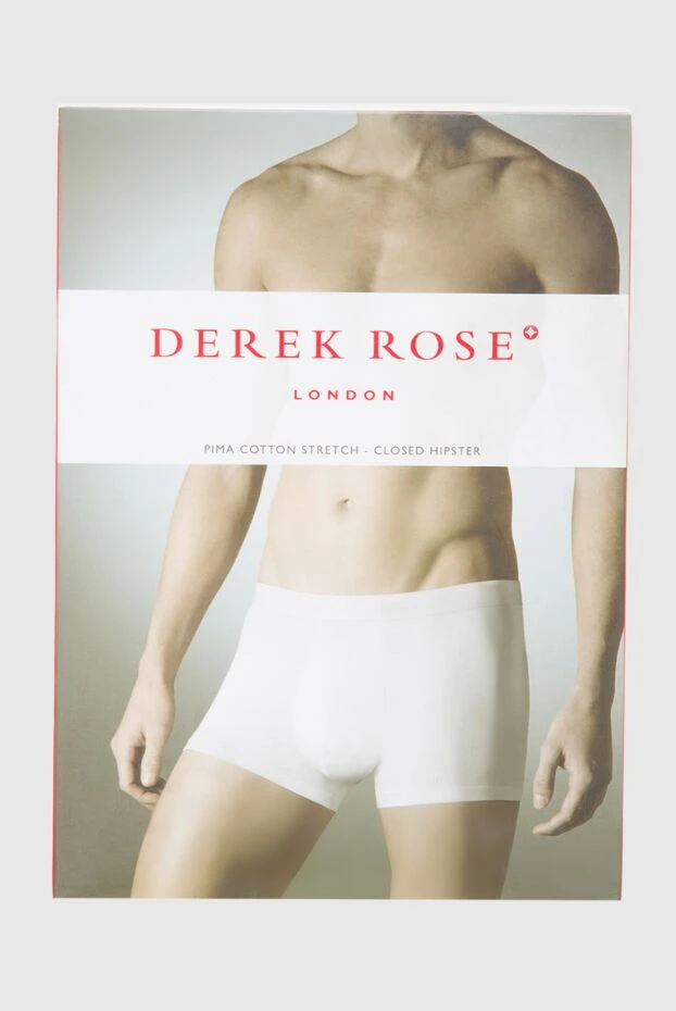 Derek Rose man white men's boxer briefs made of cotton and elastane купить с ценами и фото 133078 - photo 1