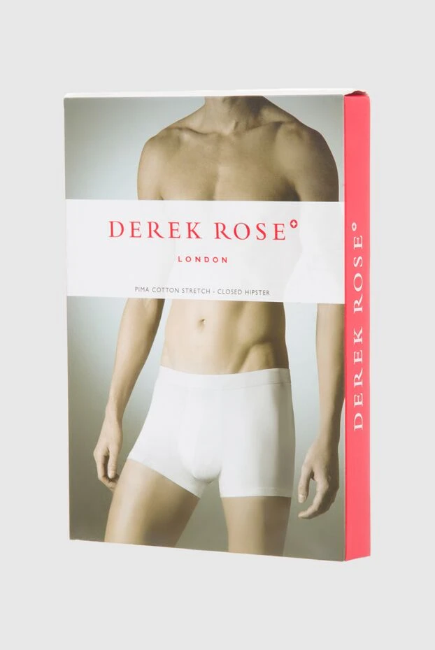 Derek Rose man white men's boxer briefs made of cotton and elastane купить с ценами и фото 133078 - photo 2