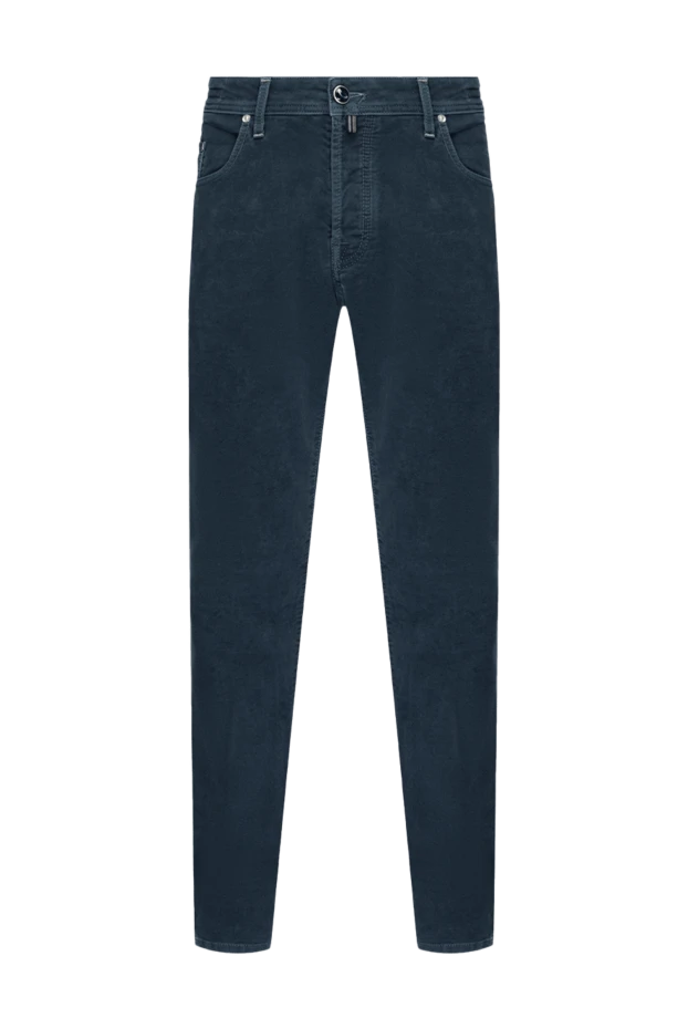 Jacob Cohen man blue cotton jeans for men купить с ценами и фото 133190 - photo 1